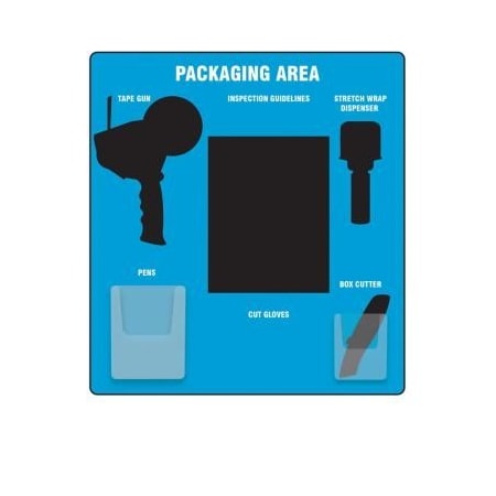 Accuform PACKAGING AREA STOREBOARDS  SMALL PSB717BUBK PSB717BUBK